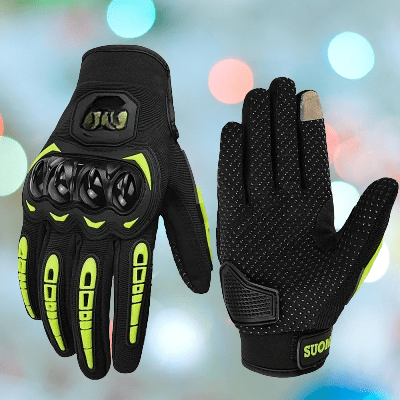 Gants de moto - MotorcycleGloves™ - Jaune - Motard Sur