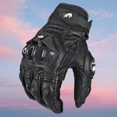 Gants de moto - RacingGloves™ - Noir - Motard Sur